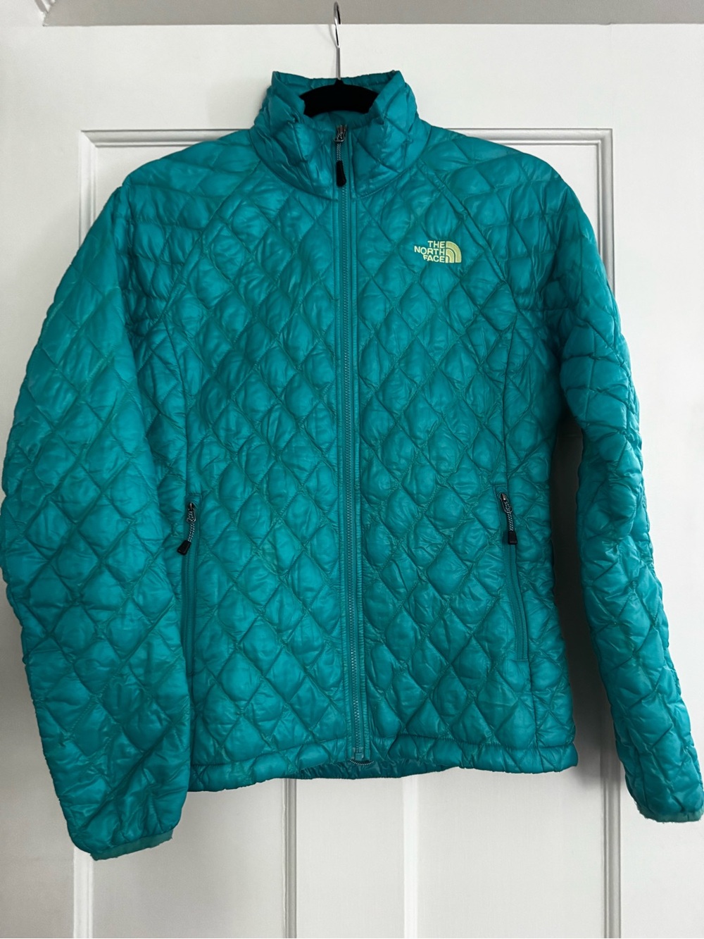 The North Face Women's Teal Quilted Packable Puffer Jacket